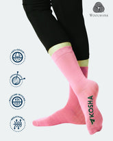 Women's Classic Merino Wool Crew Length Socks